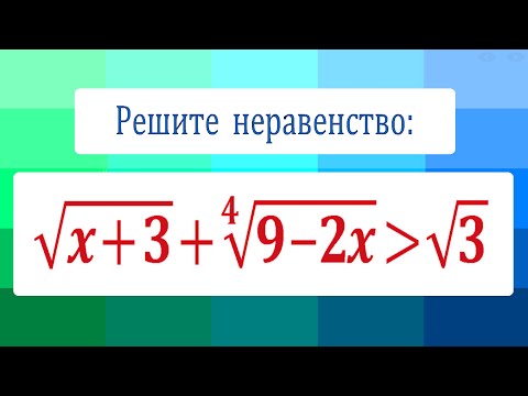 Видео: Сложное неравенство ★ Нестандартный способ решения ★ Замена переменной не поможет
