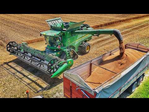 Видео: урожай пшеницы 2024 John Deere S770i