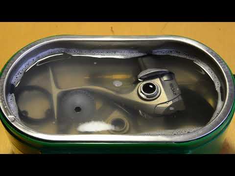 Видео: Техобслуживание катушек, использование ультразвуковой ванночки.