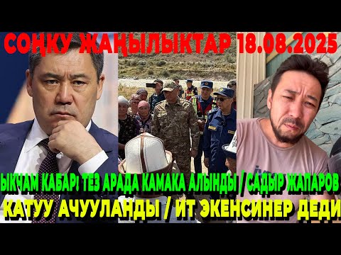 Видео: ЫКЧАМ КАБАР! ТЕЗ АРАДА КАМАКА АЛЫНДЫ / САДЫР ЖАПАРОВ КАТУУ АЧУУЛАНДЫ / ИТ ЭКЕНСИНЕР ДЕДИ