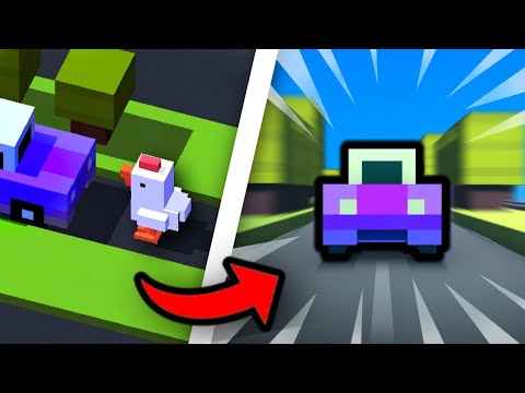 Видео: Я сделал Crossy Road, но от первого лица