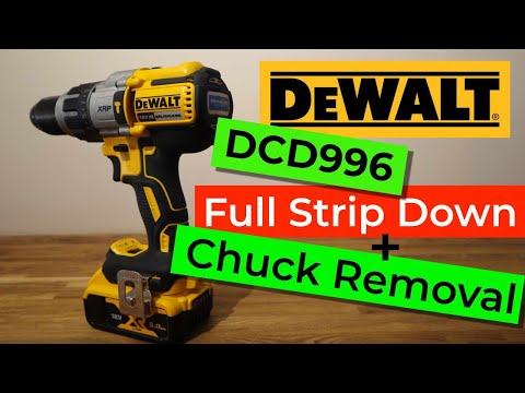 Видео: 🔧 Полная разборка | Dewalt DCD 996 + Снятие патрона, простой ремонт и обслуживание вашей дрели De...
