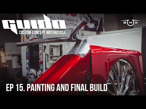 Видео: Концепт кастомайзинга будущего. Мотоцикл GUIDO. 15. Покраска и финальная сборка.