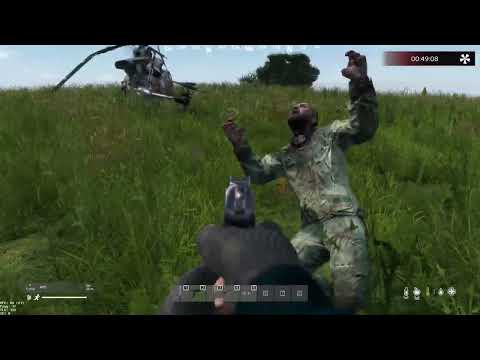 Видео: DayZ.Разбитый вертолёт.Военные объекты.Беготня по Ливонии.