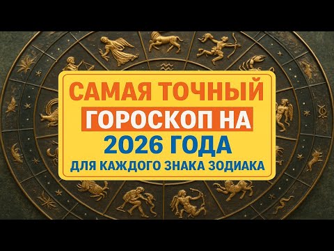 Видео: Точный гороскоп 2026 года для знаков зодиака: кого ждёт удача, богатство и судьбоносные перемены