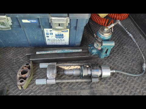 Видео: Самодельный гидравлический съёмник сайлентблоков из домкрата.