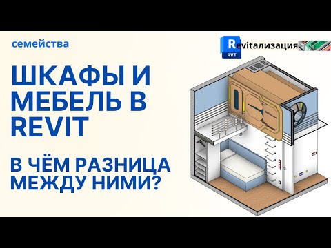 Видео: Урок 1. В чем отличие семейства "шкафы" от семейства "мебель" в Revit?