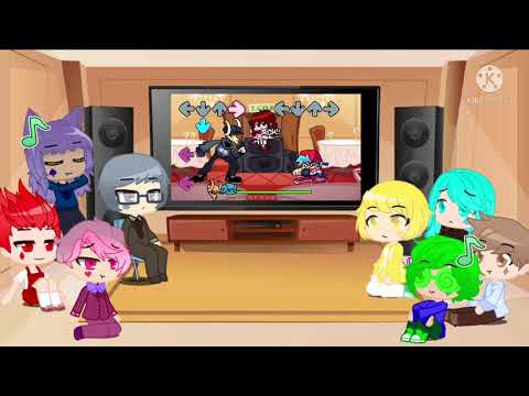 Видео: 13 карт реагируют на Friday Night Funkin TABI MOD|Gacha Club|