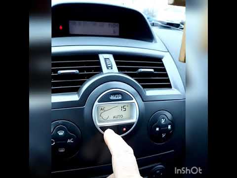 Видео: Рено Меган 2-управление климат- контролем ☝️