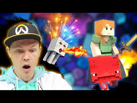 Видео: Катаемся на СТРАЙДЕРЕ по озеру лавы в Незере Minecraft
