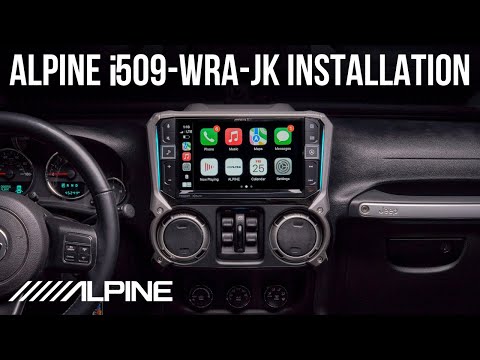 Видео: Установка Alpine i509-WRA-JK 9" | Jeep Wrangler JK '11 - '18