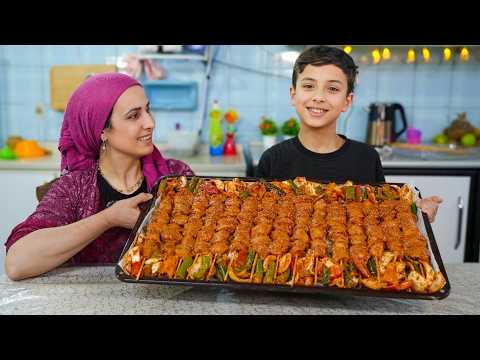 Видео: Вкусный шиш таук, томатный булгур и десерт! 🔥