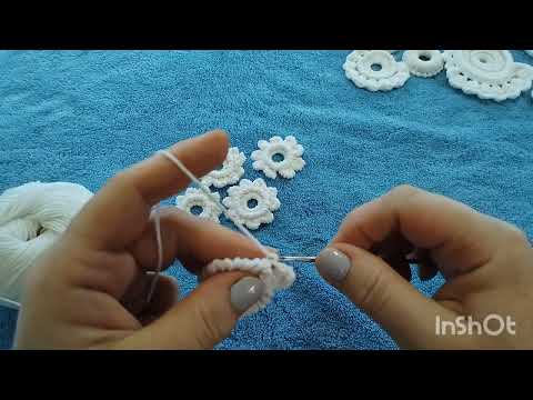 Видео: Маленький цветок. Ирландское кружево. 