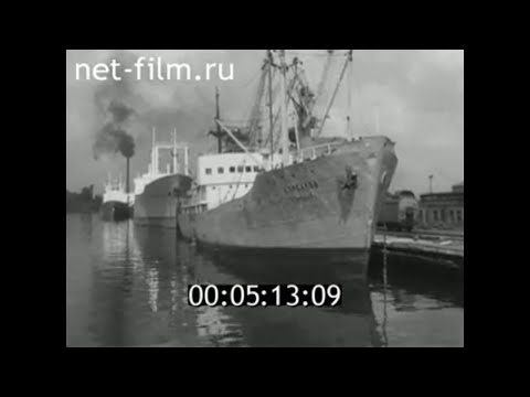 Видео: 1969г. Калининград. порт