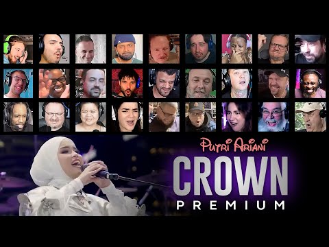 Видео: ЛУЧШИЙ ПЕВЕЦ ДЛЯ ЖИВЫХ ВЫСТУПЛЕНИЙ? ПУТРИ АРИАНИ - КОРОНА | Подборка реакций Premium