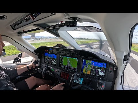 Видео: Короткая взлётно-посадочная полоса, более короткий перелёт. Молниеносный перелёт TBM 960 из Пало-...