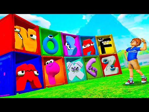Видео: БИТВА ЗА КОНТЕЙНЕРЫ С АЛФАВИТ ЛОРОМ В ГАРРИС МОД! ALPHABET LORE В Garry`s Mod!