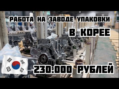 Видео: РАБОТА В КОРЕЕ НА ЗАВОДЕ! 230.000 РУБЛЕЙ ЗА МЕСЯЦ!