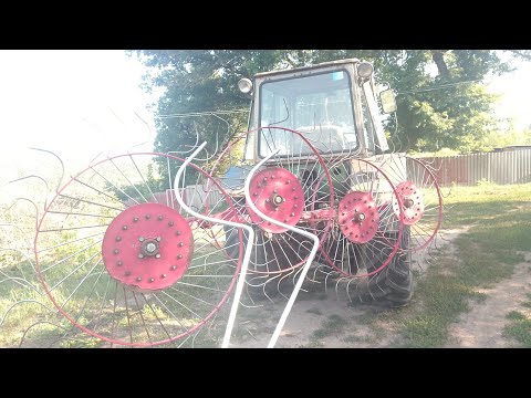 Видео: Как  менять спицы правильно на граблях ворошилках 