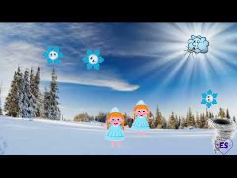 Видео: #Сніжинки і вітер#рухлива #авторська #музична гра#зимова гра