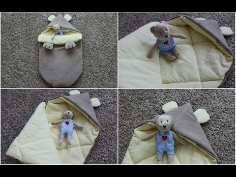 Видео: Конверт для новорожденных