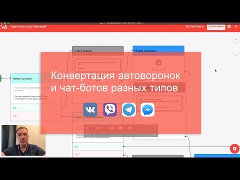 Видео: 21. Конвертация автоворонок и чат-ботов разных типов