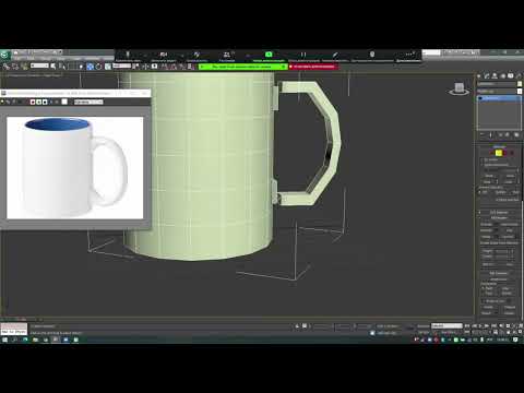 Видео: кружка и чайная пара в 3Dsmax