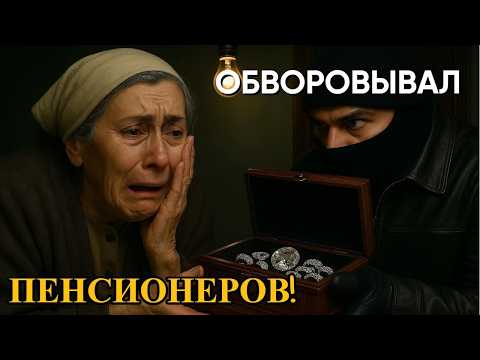 Видео: "ОБОКРАЛ 17 стариков! Но ПОЖАЛЕЛ когда прижали. Толкнул бабушку, а она..."