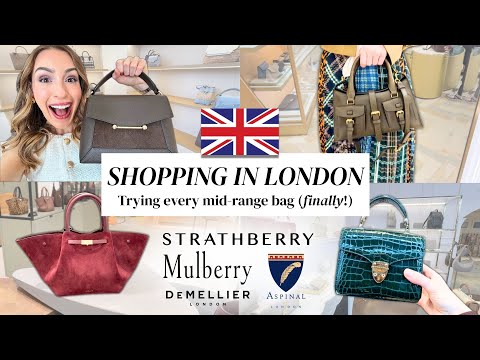Видео: Видеоблог о шопинге в Лондоне 🇬🇧 Пробуем Strathberry, Demellier, Mulberry и Aspinal из Лондона лично