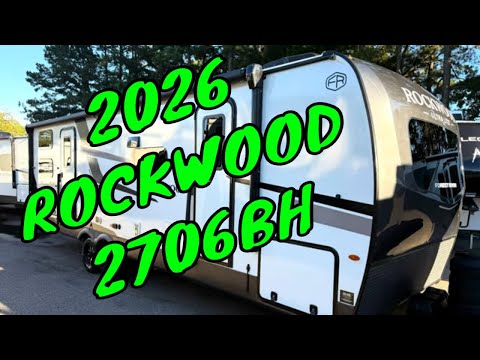 Видео: НОВЫЙ 2026 ROCKWOOD ULTRA LITE 2706BH ТУРИСТИЧЕСКИЙ ПРИЦЕП С ДВУХЪЯРУСНЫМИ КРОВАТЯМИ, СКОЛЬЖЕНИЕМ...