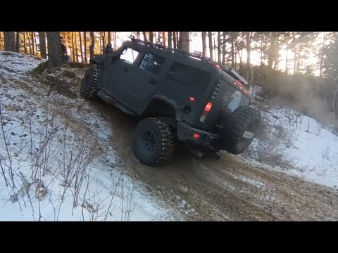 Видео: Оказалось не всё так просто! Сравнили Hummer H2, Chevrolet Blazer, Pajero Sport. Часть #2 .OffRoad