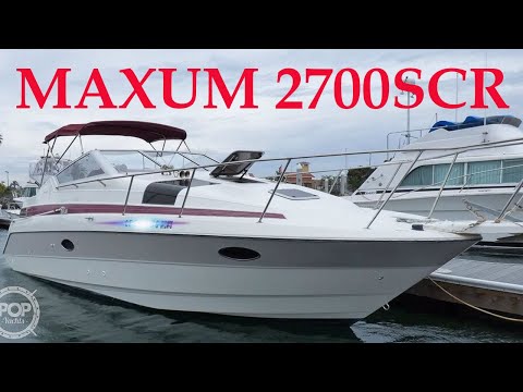 Видео: Обзор катера для отдыха MAXUM 27FT. Mercruiser 7.4 / Bravo 2.