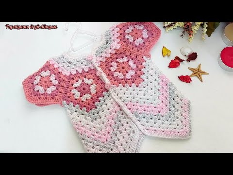 Видео: Те, кто видел, были поражены 👍💯 мотив вязания крючком зигзагообразная конструкция детской жилетки