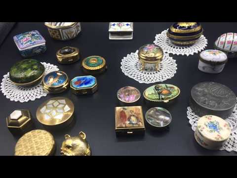 Видео: 54. 🇫🇷 Мои Таблетницы, шкатулки. Pill box and trinket box from France
