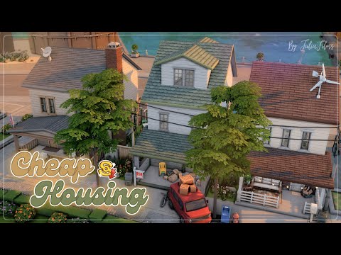 Видео: Дешевое жилье💰│Строительство│Cheap Housing│SpeedBuild│NO CC [The Sims 4]