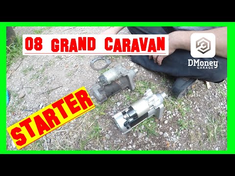 Видео: КАК СДЕЛАТЬ полную замену стартера на Grand Caravan 2008-2020 годов. Как заменить стартера.