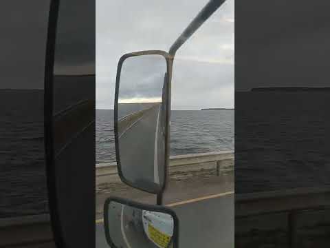 Видео: Нижегородская ГЭС! прокатились по дамбе в Заволжье!