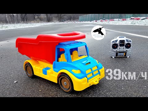 Видео: КАК СДЕЛАТЬ ОЧЕНЬ БЫСТРУЮ МАШИНУ, ГОНОЧНЫЙ ГРУЗОВИК НА РАДИОУПРАВЛЕНИИ 39 КМ/Ч / RC CAR RACING TRUCK