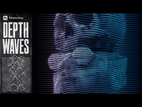 Видео: Продвинутый Photoshop // Эффект сканирования глубинных волн