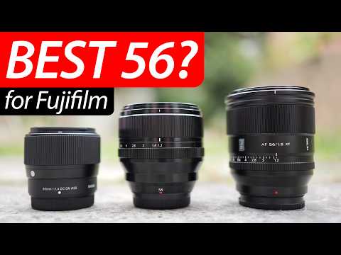 Видео: FUJIFILM против SIGMA против VILTROX: СРАВНИТЕЛЬНЫЙ обзор 56 мм!