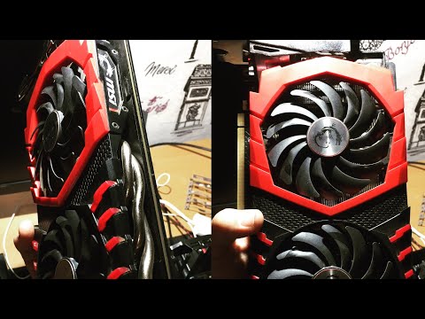 Видео: 1060 MSI Gaming X обслуживание , замена термопасты