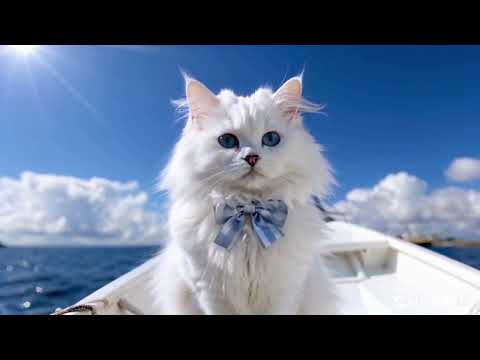 Видео: Белый теплоход. Котоклип. Поёт Юрий Антонов.