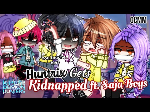 Видео: HUNTRIX похищает при участии SAJA Boys | KPOP Demon Hunters | GLMM / GCMM | Мини-фильм Gacha Club