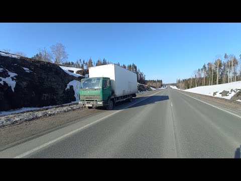 Видео: Мерседес 814. На ремонт и сразу в рейс. СПб - Карелия
