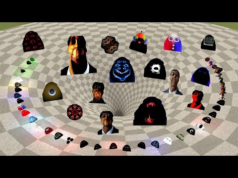 Видео: Злые Munci Nextbots и семья Obunga ПАДАЮТ в ВОРОНКУ, преследуя меня в Garry's Mod