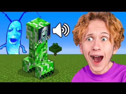 Видео: ЗАМЕНИЛ все ЗВУКИ МАЙНКРАФТ на МЕМЫ *Планктон АААА*