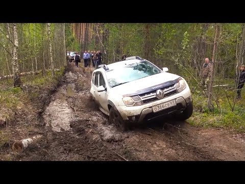 Видео: Джипы в ШОКЕ!! Renault Duster ОБЕЗУМЕЛ! На что способен  Паркетник на максималках??