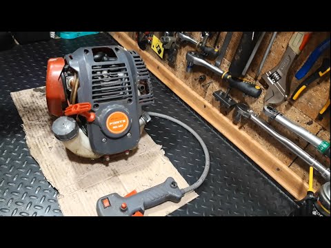 Видео: Бензокоса FORTE 4T MK-40T - ремонт з очікуванням в цілий тиждень