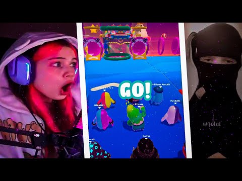 Видео: Симикс подкатывает к Акулич \ Акулич и Симикс играют в Fall Guys