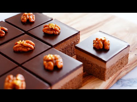 Видео: Вкус ириски 🤤 Шоколадный торт с грецкими орехами / карамельный хрустящий орех с грецкими орехами
